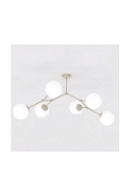 Lampa sufitowa SPACE 6 MOKKA OPAL - Emibig