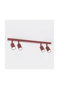 Lampa sufitowa FLASH 4 BURGUNDY - Emibig