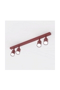 Lampa sufitowa FLASH 4 BURGUNDY - Emibig