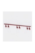 Lampa sufitowa FLASH 6 BURGUNDY - Emibig
