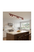 Lampa sufitowa FLASH 6 BURGUNDY - Emibig