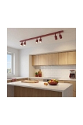 Lampa sufitowa FLASH 6 BURGUNDY - Emibig