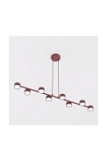Lampa wisząca MEGARA 8 BURGUNDY - Emibig