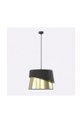 Lampa wisząca CANVA 1 BLACK GOLD - Emibig