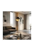 Lampa podłogowa CANVA LP1 BLACK GOLD - Emibig