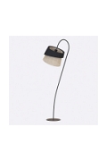 Lampa podłogowa CANVA LP1 BLACK NATURAL - Emibig