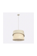 Lampa wisząca CANVA 1 MOKKA RATTAN - Emibig