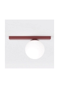 Lampa sufitowa FIT 1 BURGUNDY OPAL - Emibig