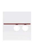 Lampa sufitowa FIT 2 BURGUNDY OPAL - Emibig