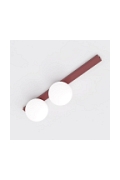 Lampa sufitowa FIT 2 BURGUNDY OPAL - Emibig