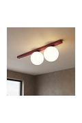 Lampa sufitowa FIT 2 BURGUNDY OPAL - Emibig