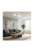 Lampa sufitowa FIT 3 MOKKA OPAL - Emibig