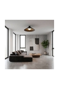 Lampa sufitowa MONO 1L PLAFON BL OPAL - Emibig