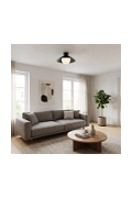 Lampa sufitowa MONO 1S PLAFON BL OPAL - Emibig