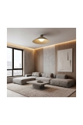 Lampa sufitowa MONO 1L PLAFON MOKKA OPAL - Emibig