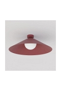 Lampa sufitowa MONO 1L PLAFON BURGUNDY OPAL - Emibig