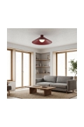 Lampa sufitowa MONO 1L PLAFON BURGUNDY OPAL - Emibig