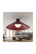 Lampa sufitowa MONO 1L PLAFON BURGUNDY OPAL - Emibig
