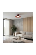 Lampa sufitowa MONO 1M PLAFON BURGUNDY OPAL - Emibig
