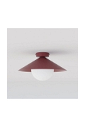 Lampa sufitowa MONO 1S PLAFON BURGUNDY OPAL - Emibig