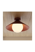 Lampa sufitowa MONO 1S PLAFON BURGUNDY OPAL - Emibig