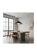 Lampa sufitowa MONO 1L BL OPAL - Emibig