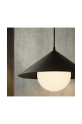 Lampa sufitowa MONO 1S BL OPAL - Emibig