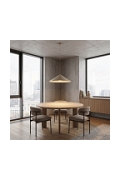 Lampa sufitowa MONO 1L MOKKA AMBER - Emibig