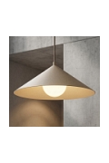 Lampa sufitowa MONO 1L MOKKA OPAL - Emibig