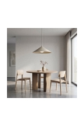 Lampa sufitowa MONO 1L MOKKA OPAL - Emibig