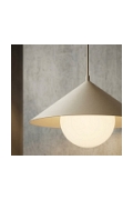 Lampa sufitowa MONO 1S MOKKA OPAL - Emibig