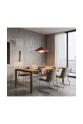 Lampa sufitowa MONO 1M BURGUNDY OPAL - Emibig