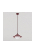 Lampa sufitowa MONO 1S BURGUNDY OPAL - Emibig