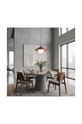 Lampa sufitowa MONO 1S BURGUNDY OPAL - Emibig