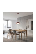 Lampa sufitowa MONO 1S BURGUNDY OPAL - Emibig