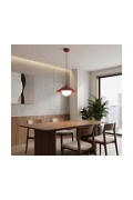 Lampa sufitowa MONO 1S BURGUNDY OPAL - Emibig