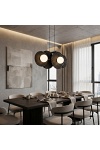 Lampa wisząca UMBRA 4 BLACK - Emibig
