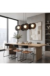 Lampa wisząca UMBRA 6 BLACK - Emibig