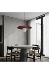 Lampa wisząca UMBRA 1 BURGUNDY - Emibig