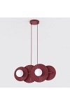 Lampa wisząca UMBRA 4 BURGUNDY - Emibig