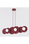 Lampa wisząca UMBRA 6 BURGUNDY - Emibig