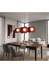 Lampa wisząca UMBRA 6 BURGUNDY - Emibig