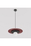 Lampa wisząca UMBRA 1 BURGUNDY-BLACK - Emibig