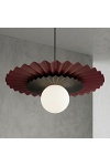 Lampa wisząca UMBRA 1 BURGUNDY-BLACK - Emibig