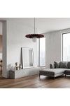 Lampa wisząca UMBRA 1 BURGUNDY-BLACK - Emibig