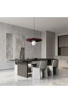 Lampa wisząca UMBRA 1 BURGUNDY-BLACK - Emibig