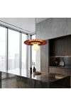 Lampa wisząca UMBRA 1 ORANGE-BLACK - Emibig
