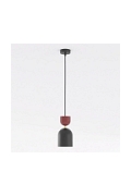 Lampa wisząca GAUDI 1 BLACK BURGUNDY - Emibig
