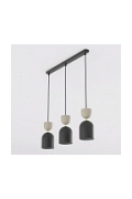 Lampa wisząca GAUDI 3 BLACK MOKKA - Emibig