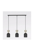 Lampa wisząca GAUDI 3 BLACK MOKKA - Emibig